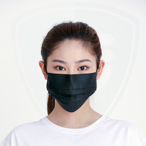 3 Layers Comfortable Adjustable Breathable Disposable Face Mask Black