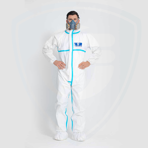 Disposable Coverall Full Body Protective Isolation Suit with Reinforced Isolation Seam 
