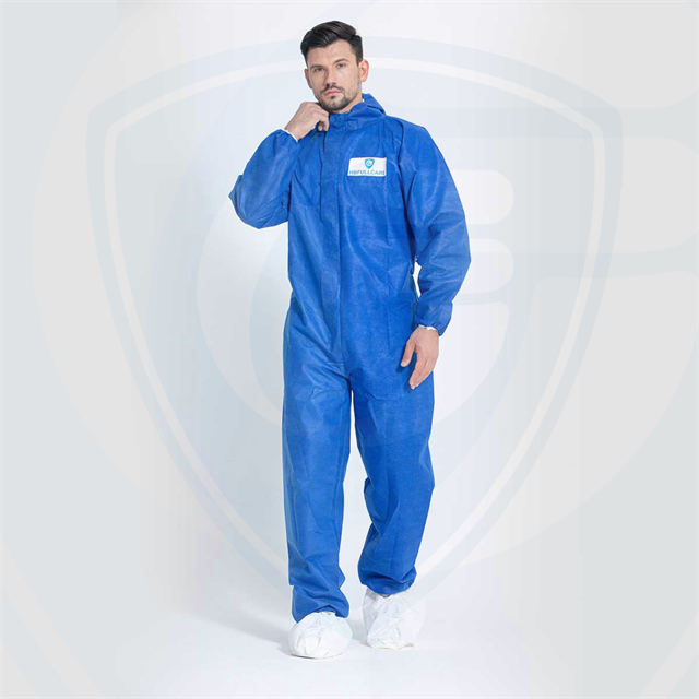 Disposable Overall SMS Fabric Apparel Unisex Workwear for Industrial Applications