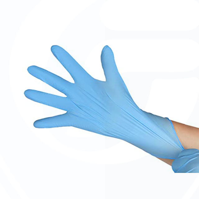Disposable Gloves Nitrile Gloves Powder Free for Cooking Cleaning Blue