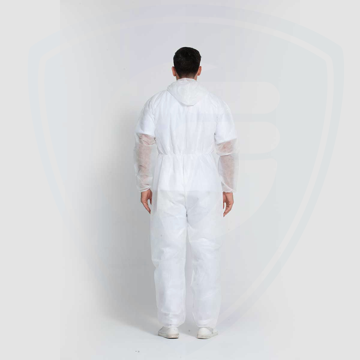 FC1050 Basic Classic White Color Disposable Polypropylene Coverall for Manufacturing