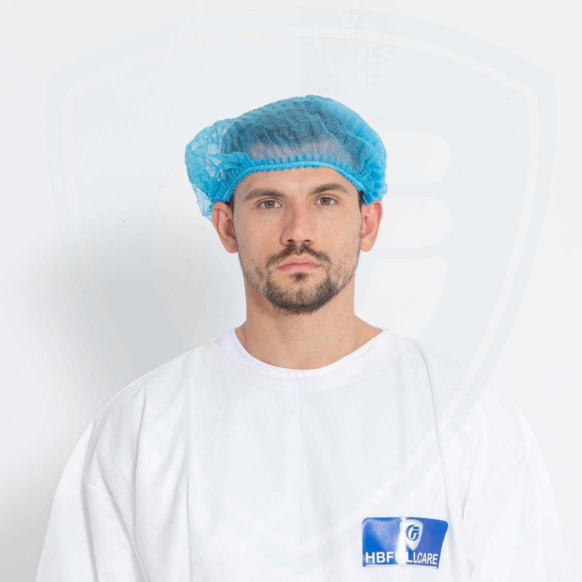 Blue Color Non-Woven Eco-Friendly Disposable Mop Cap for Laboratory