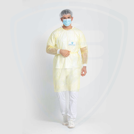 Disposable Isolation GownS Non Sterile with Knitted Cuffs PPE