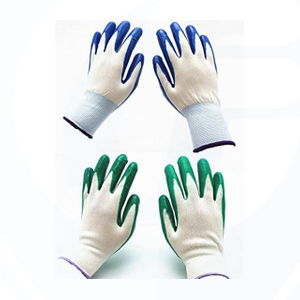 Nylon/Polyester Working Safety Protective Gloves with PU Coating