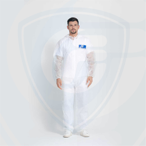 Disposable PP Coverall with Elastic Cuffs Ankles Waist for Spray