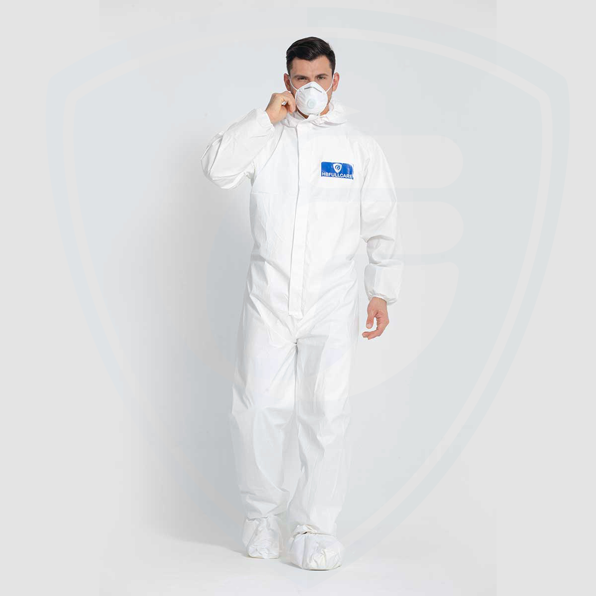 Disposable Coveralls Medical Protective Coverall Biohazard Chemical Waterproof Protective Clothing