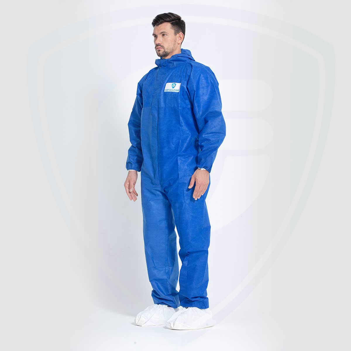 FC2030 Cat.III EN1073 EN1149 Blue High Quality Disposable Protective Coverall 